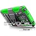 Evocel Generation Series Phone Case Compatible with G Vista 2 (2015 Release) with HD Screen Protector and Belt Clip Holster, Green