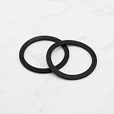 ECSiNG 4Pcs 90mm Shower Tray Base Trap Waste Rubber Seal 105x85x4mm view 6