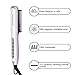 KINGDOMCARES Hair Straightener Brush, PTC Faster Heating Straightening Brush Styler At Home Purple