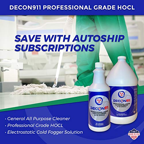 DECON911 Professional Grade Hypochlorous Acid (HOCL) Cleaner
