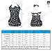 qyqkfly Polka Dot Girls Kids Bathing Suits Adjustable Swimsuits (FBA)