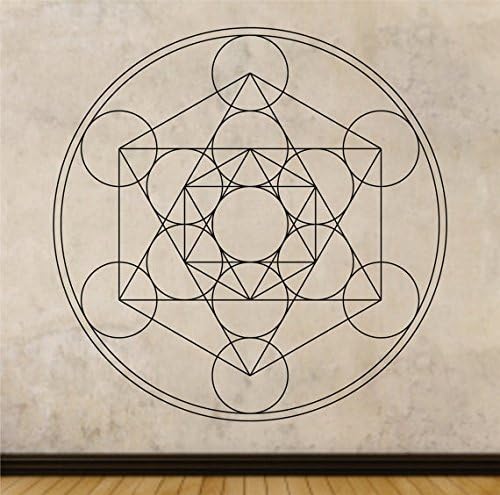 Metatrons Cube Version 103 Vinyl Wall Decal Sticker Art Decor Stickers Decals