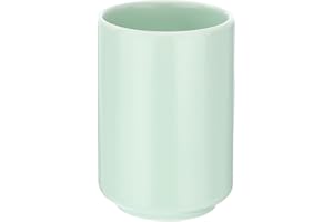 HARFINGTON Japanese Ceramic Tea Cups 8oz / 240ml Simple Solid Color No Handle Ceramic Tea Mugs Matte Glazed Cylindrical Cup f