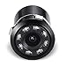 XJW Waterproof Car Rear View Backup Camera 8 Infrared Night Vision Full HD CCD Camcorder 170-Degree …