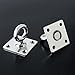 Alise SUS 304 Stainless Steel Ceiling Hooks Hammock Swing Hook Hanger heavy duty Eyebolt Hanging Kit,DD800-2P 2 Pack