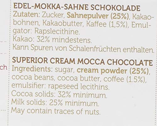 Hachez Edel Tafel - Edel Mokka-Sahne (100 g) – Bild 5