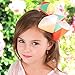 12Piece 8 Inches Grosgrain Ribbon Rainbow Hair Bows Alligator Clips For Girls Teens Kids