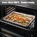 Silicone Baking Mat Cookie Sheet Set (2) Non-stick Cooking Mat Liner for Macaron Cake Bread Making Microwave Toaster Oven Tray Pan,16.5