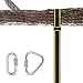 TAICHIPANDA Tree Swing Hanging kit , Tree Swing Straps for Outdoor 1 pc, 10ft Strap, Holds 3150 lbs(SGS Certified), Heavy Duty Carabiner Lock Screws, Genuine Quality | Easy & Efficient(Yellow