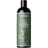 Aleavia Coastal Woodlands Mens Body Cleanse &ndash; Organic &amp; All-Natural Prebiotic Body Wash for Men, Woodsy Notes Scented with 13 Essential Oils, &ndash; Nourish Your Skin Microbiome &ndash; 16 Oz.
