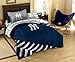 MLB New York Yankees Twin Bed in a Bag with Applique Comforter