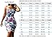 Imily Bela Womens Floral Strapless Off The Shoulder Bodycon Tube Top Midi Dress Plus Size Blue
