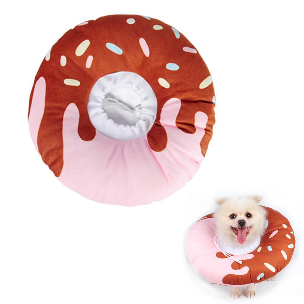 Voarge Cat Collar, Soft Soft Cat Protective Collar, Adjustable Cat Recovery Collar, Anti Bite Safety Adjustable Protective Collar, for Pets Cats Puppies (S)