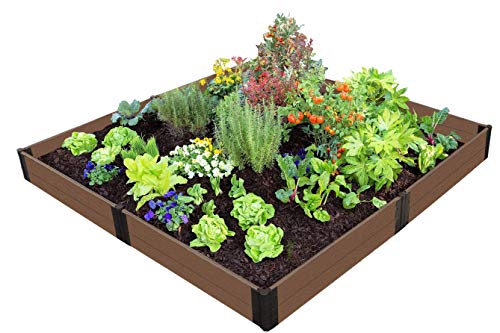 Frame It All 300001430 Uptown Brown x 8′ 11″ – 1″ Profile Raised Garden Bed