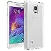 Note 4 Case, LK [Air Hybrid] Ultra Slim Shockproof [Crystal Clear] Back Protective Case + TPU Bumper Cover for Samsung Galaxy Note 4 (Clear)