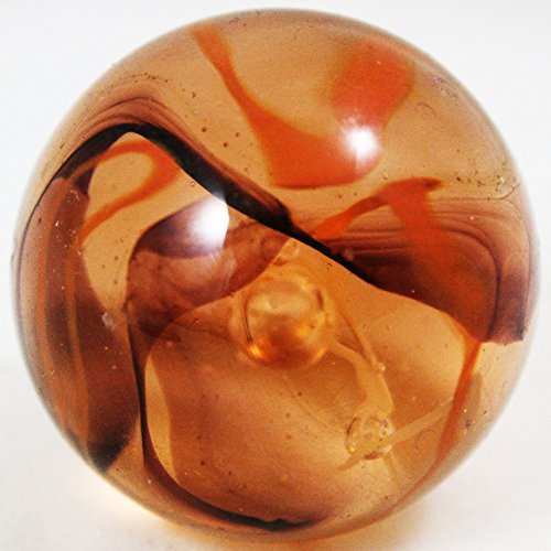 Mega Marble Lion Mammoth - Large 1-5/8 Inch Glass Marble with Stand