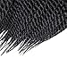 Ago 6Packs 12inch Havana Twist Crochet Hair Senegalese Twists Hair Low Temperature Braiding Hair 12Strands/Pack(12inch/6packs, 1B#)