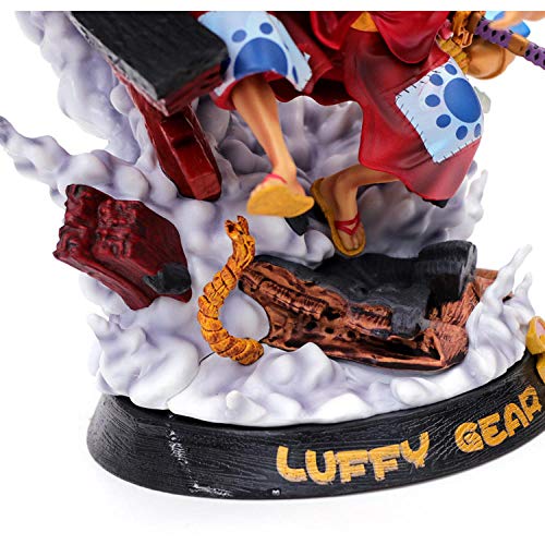 SZSOZD Anime One Piece Land Von Wano Land AFFE D Ruffy Gear 3 PVC Action Figure Sammlung Modell Spielzeug – Bild 7