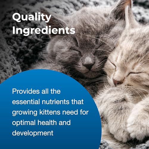 PetAg KMR Kitten Milk Replacer Powder - 12 oz - Powdered Kitten Formula with Prebiotics, Probiotics & Vitamins for Kittens Newborn to 6 Weeks Old - Easy to Digest