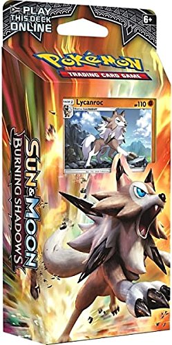 Pokemon TCG Card Game Sun and Moon Burning Shadows Theme Deck - Lycanroc