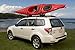 Malone Downloader 2-Pack Folding J-Style Universal Kayak Carriers with Built-in Boarding Ramps, SpeedLine Tie-Downs, and JAWZ Mounting Hardware - Fits Round, Square & Oval Crossbars