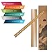 AusKit Natural Bamboo Chopsticks Reusable, Chopstick, FDA Certified, 10 Pairs Gift Sets