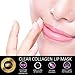 Set Kit of 10pcs Transparent Collagen Gel Crystal Masks Lips Patches Clear Mouth Sheets for Anti Aging Treatments, Fine Lines and Wrinkles Removal, Hydration, Nourishing and Skin Firming