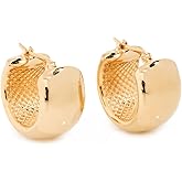 Isa Grutman Women's 14k Chunky Hoops