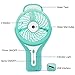 Ehomely Personal Misting Fan Handheld USB Rechargeable Battery Fan Portable Cooling Water Mist Heat Stroke Prevention