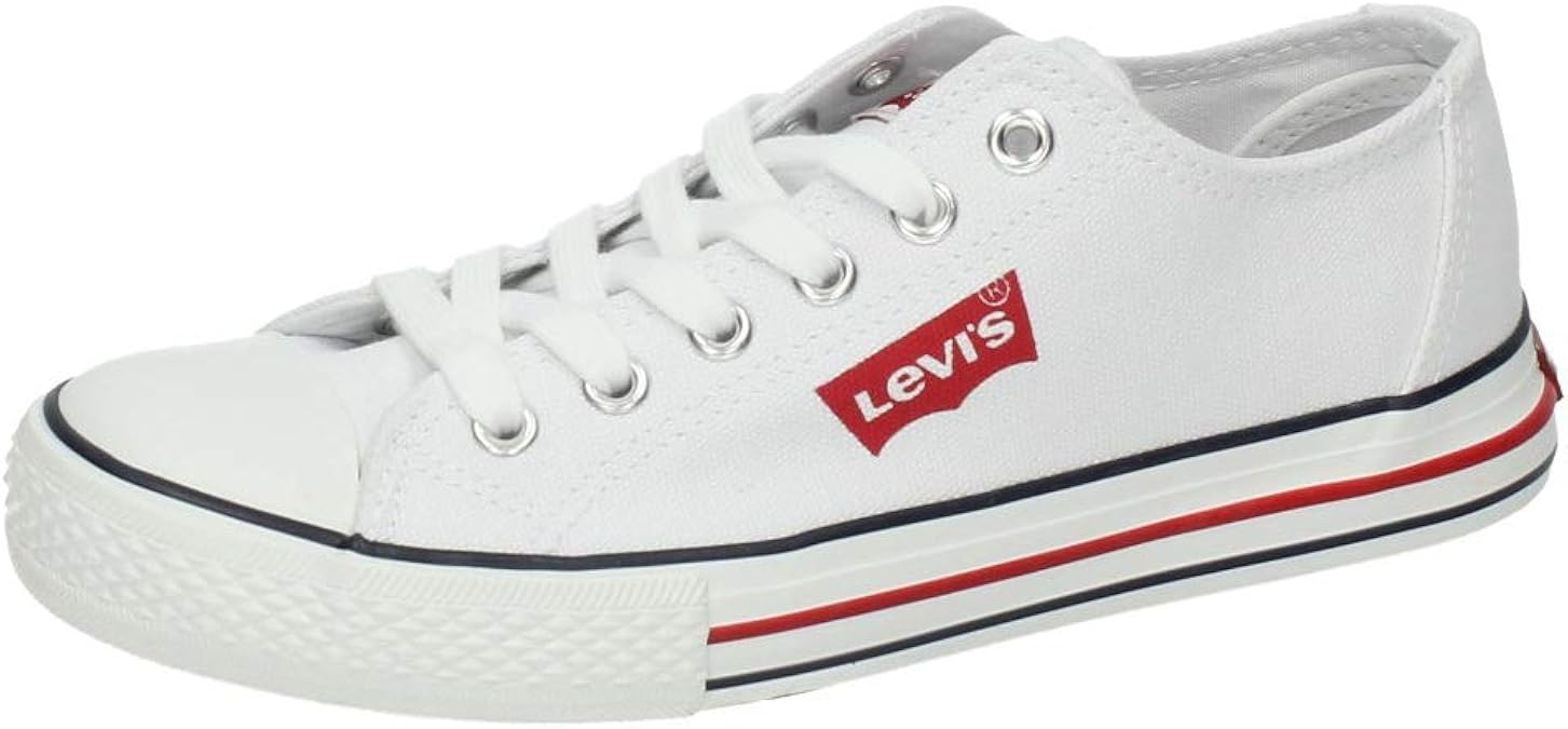 Zapatillas blancas mujer levis Clearance