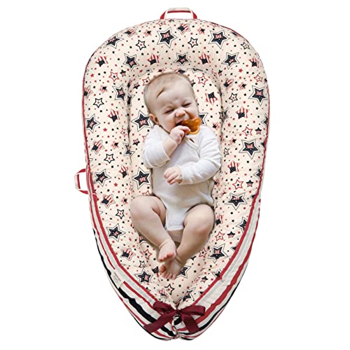 Baby Lounger Baby Nest Sleeper Baby Lounger for Newborn Portable Bed Sleeper Infant