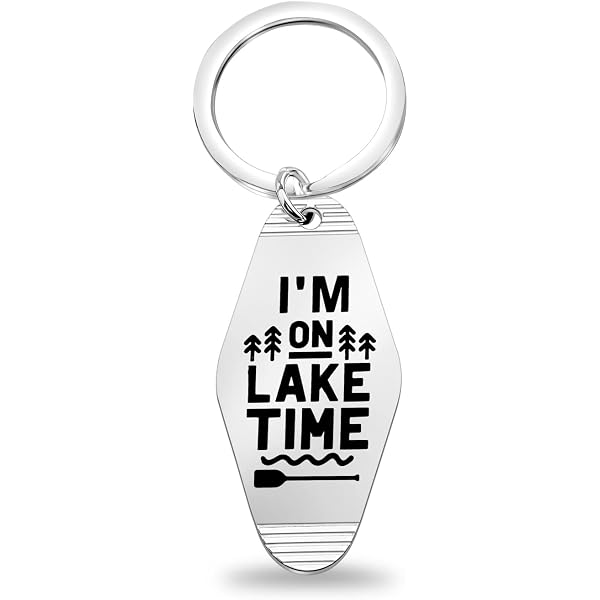 CENWA Cottage Keychain - "Cain Keys" Engraved Stainless Steel, Lake Life Camping Gift - View #9