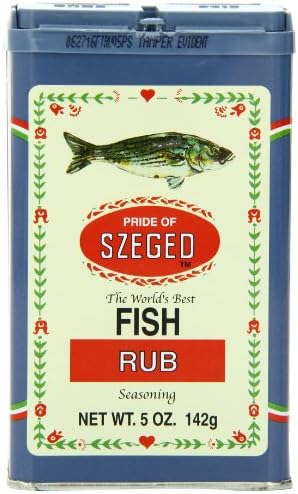 SzegedFish Rub, 5-Ounce Tins (Pack of 6)