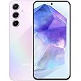 Samsung Galaxy A55 5G A556E 128GB Dual-SIM GSM Unlocked Android Smartphone (Latin Variant/US Compatible LTE) - Awesome Lilac