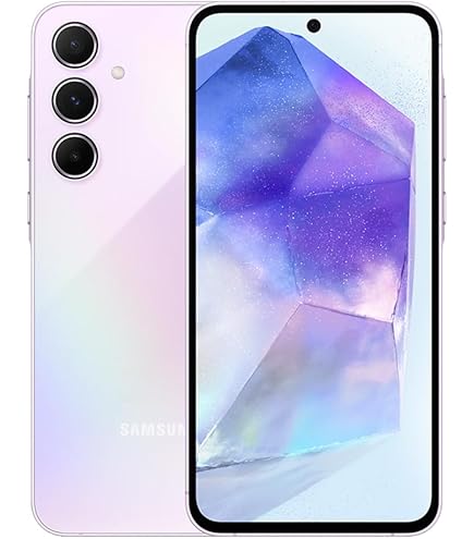 海外版　Galaxy A55 128GB ラベンダー Samsung Galaxy A55 5G Awesome Lilac 128GB + 8GB Dual-SIM Unlocked