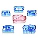 Sandwich Cutter Shapes | by Friendy Home Solutions | Kids Fruit Crust | Durable |11 Piece Set |