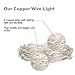 Excelvan Safe Low Voltage 10m/33ft 100 LED String Lights Copper Wire, USB Operated Waterproof Decorative Fairy Starry Lights for Christmas, Wedding, Home, Patio, Garden and Party, Holiday, Cool White