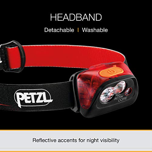 Petzl Actik Core Black Front Lantern, volwassen unisex lamp, enkele maat - Image 8