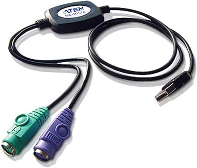 ATEN UC10KM PS/2 to USB Adapter Converter Cable 90cm