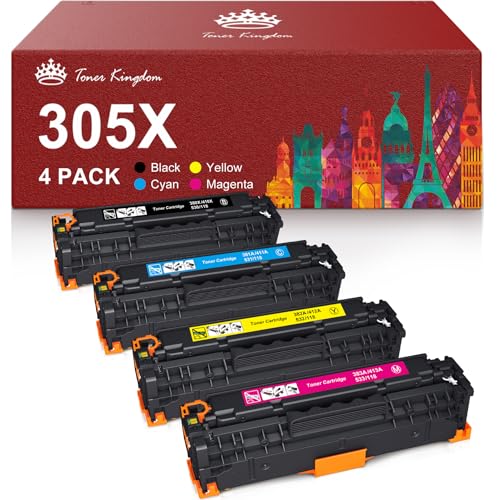 Toner Kingdom Remanufactured Compatible Toner Cartridge for HP 305X for HP LaserJet Pro 400 Color MFP M475dn MFP M475dw M451dn M451nw M451dw Pro 300 Color MFP M375nw