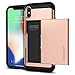 Spigen Slim Armor CS Designed for iPhone Xs Case (2018) / Designed for iPhone X Case (2017) - Blush Gold