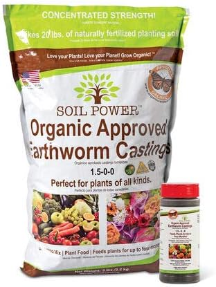 Soil Power Organic Earthworm Castings, 12 Oz.