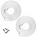 Kabenjee 2x RGBW/RGBWW Color Changing Flex LED Strip Light 5pin 3m/9.8ft Extension Cable Connector,RGBWW LED Tape Solderless Adaptor Connector Cable for 5-strand 10mm/12mm Osram RGBWW Strips