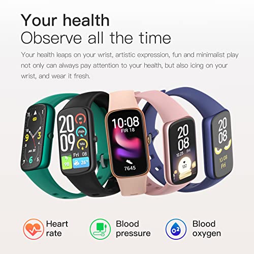 Helalife Smart Watch 2022 Waterproof Couple Watches Touch Screen Activity & Fitness Trackers with Heart Rate Sleep Track Intelligent Bluetooth Pedome