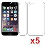 eTECH Collection 5 Pack of Front & Back Combo Anti-Glare & Anti-Fingerprint (Matte) Screen Protectors for Apple iPhone 6 4.7
