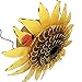 Metal Sunflower Bird House for Outside Hanging Decorative Hand-Painted Birdhouse Yard Garden Decor 12