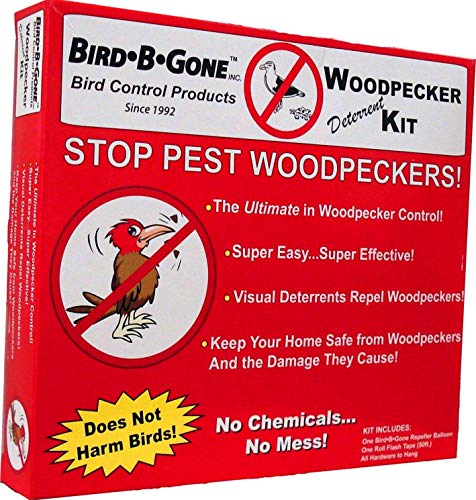Bird B Gone Woodpecker Deterrent Kit, New Type