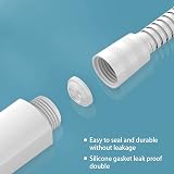 CUNQN 1.5m Shower Hose Replacement Pipe Universal Standard 1/2" Brass Fitting view 3