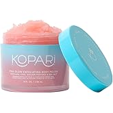 Kopari Pink Glow Exfoliating Body Polish, AHA Vegan Body Scrub for Women, Gentle and Effective, Pink Haze, 8 oz