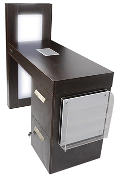 Profi-Manikürtisch mit Nagelstaubabsauger, LED-Beleuchtung und Sammelbeutel 601026